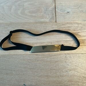 BCBG Gold Woven Belt